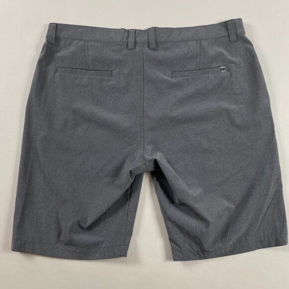 Travis Mathew Shorts Mens 39 x 11 Gray Golf Flat Front - Picture 4 of 11